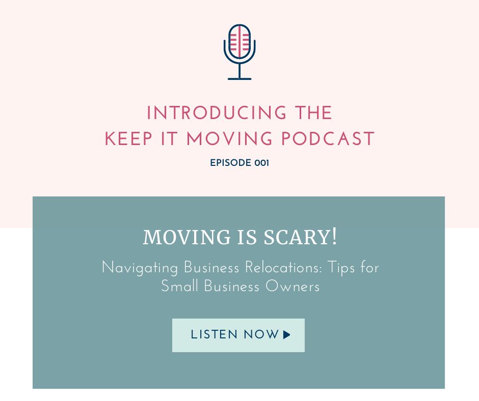 moving your business  podcast graphic