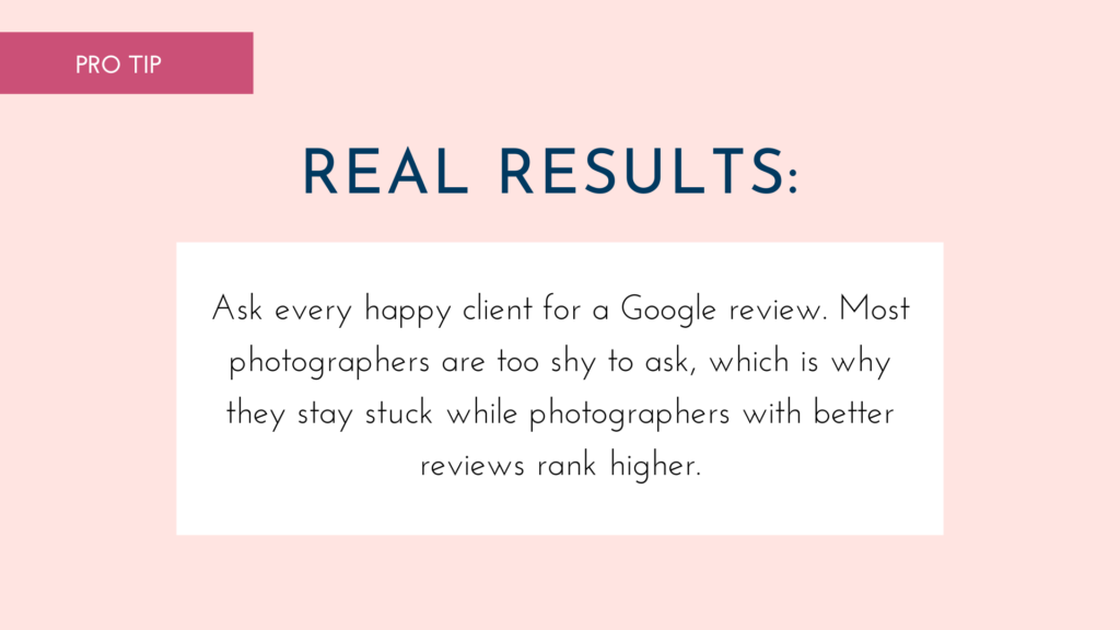 pro tip real results graphic