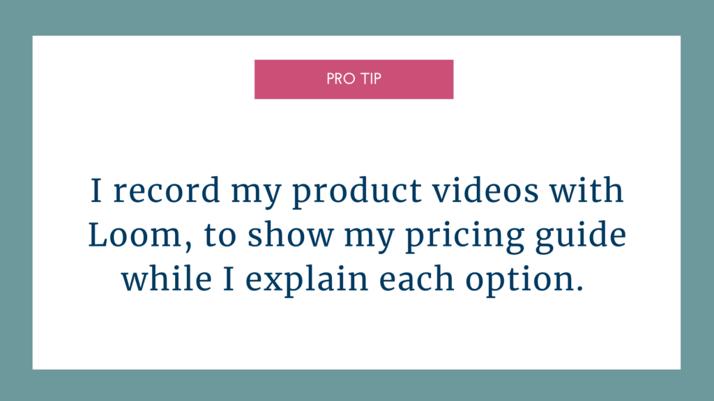 pro tip for inquiry response videos