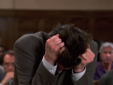 image of man pulling at his hair