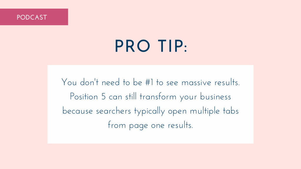 pro tip graphic how long does seo take to work