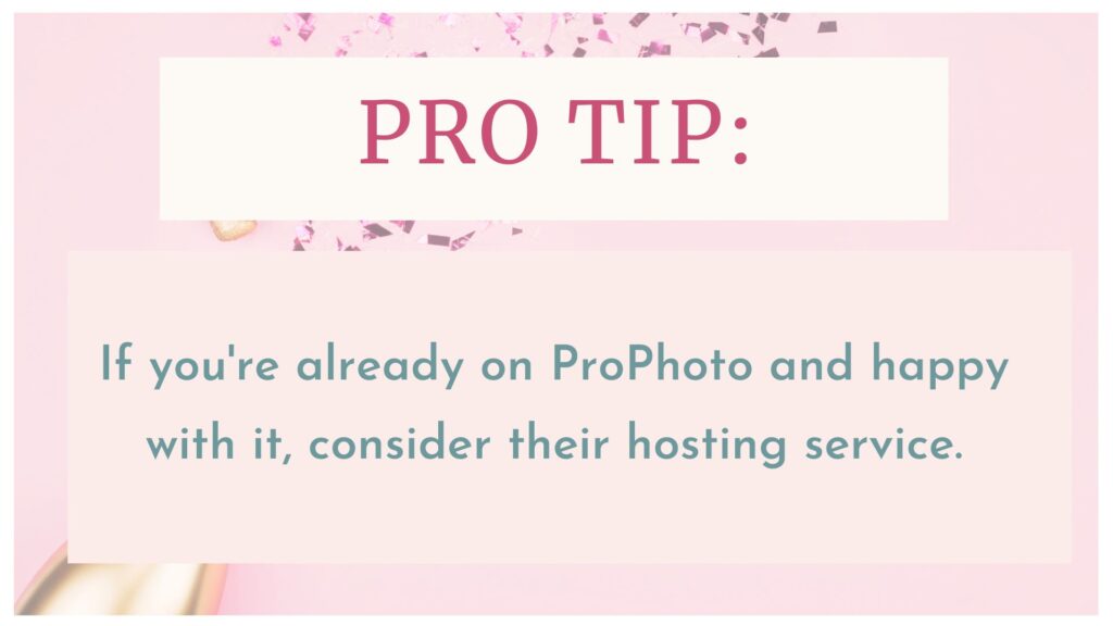 pro tip about prophoto a photography website platform