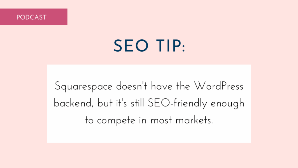 seo tip about squarespace a photography website platform