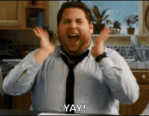 funny excited meme